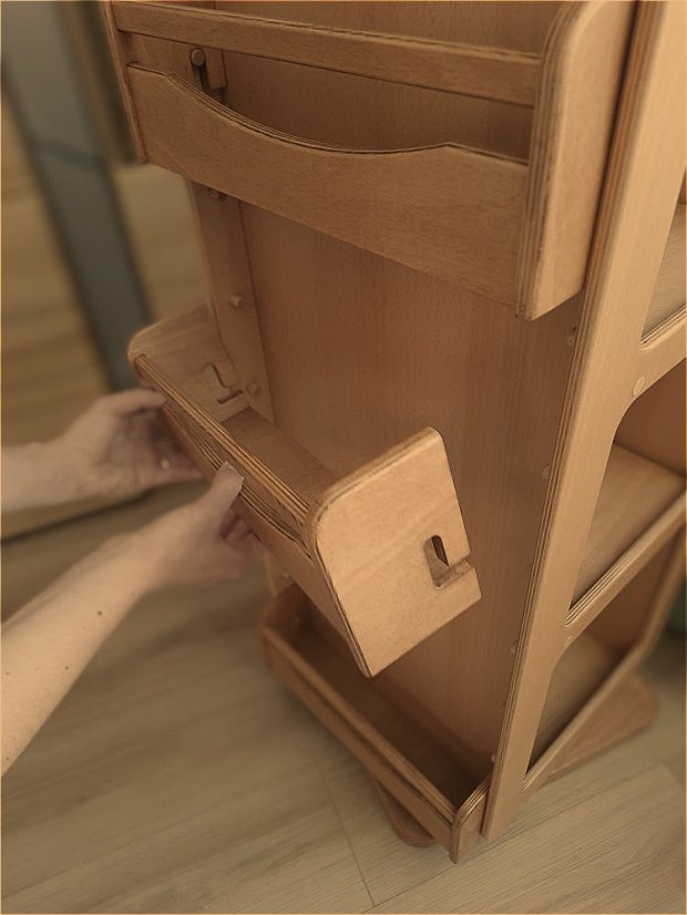 Extra poličky k otočnej knižnici- 2 ks